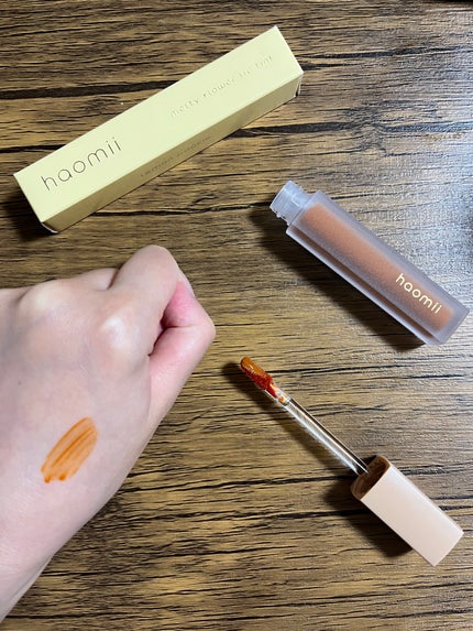 Melty flower lip tint/haomii/口紅を使ったクチコミ(4枚目)