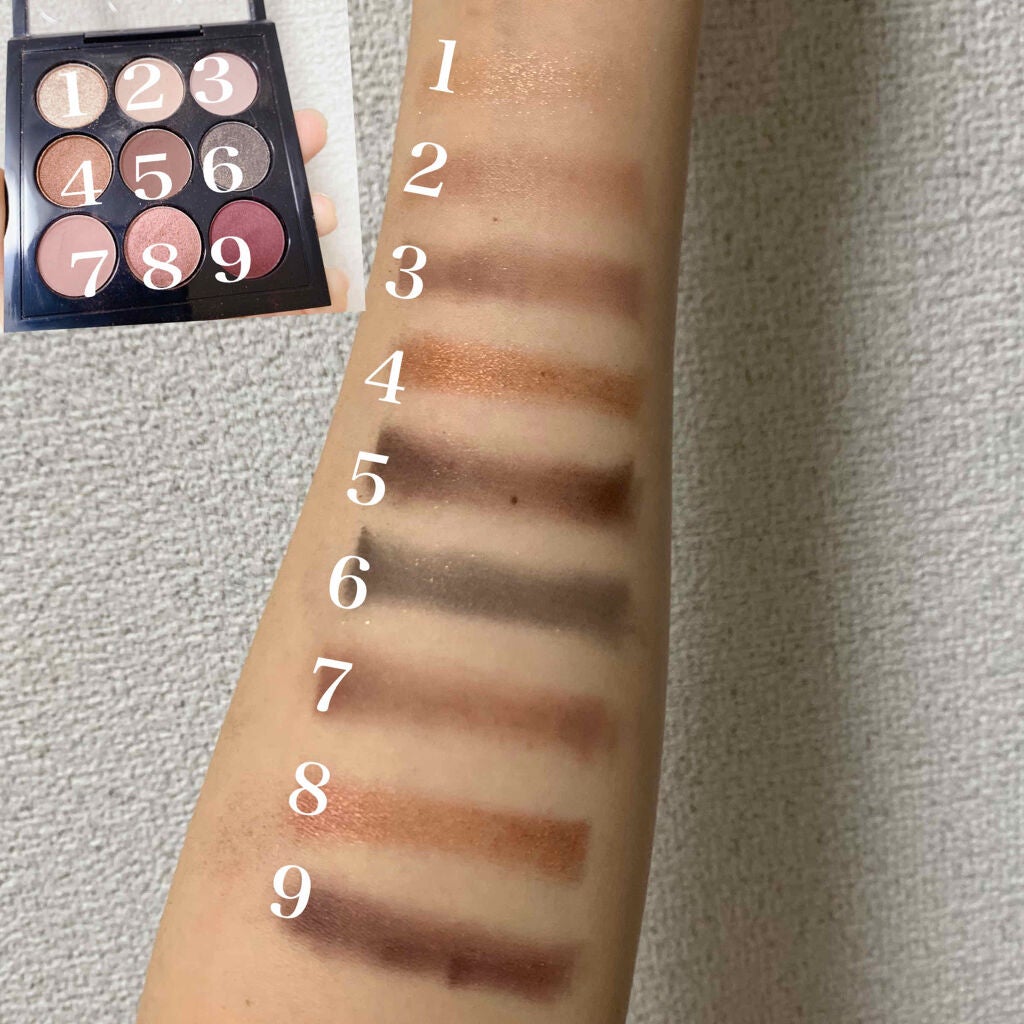 スモール アイシャドウ×9/M・A・C/アイシャドウパレットを使ったクチコミ(2枚目)