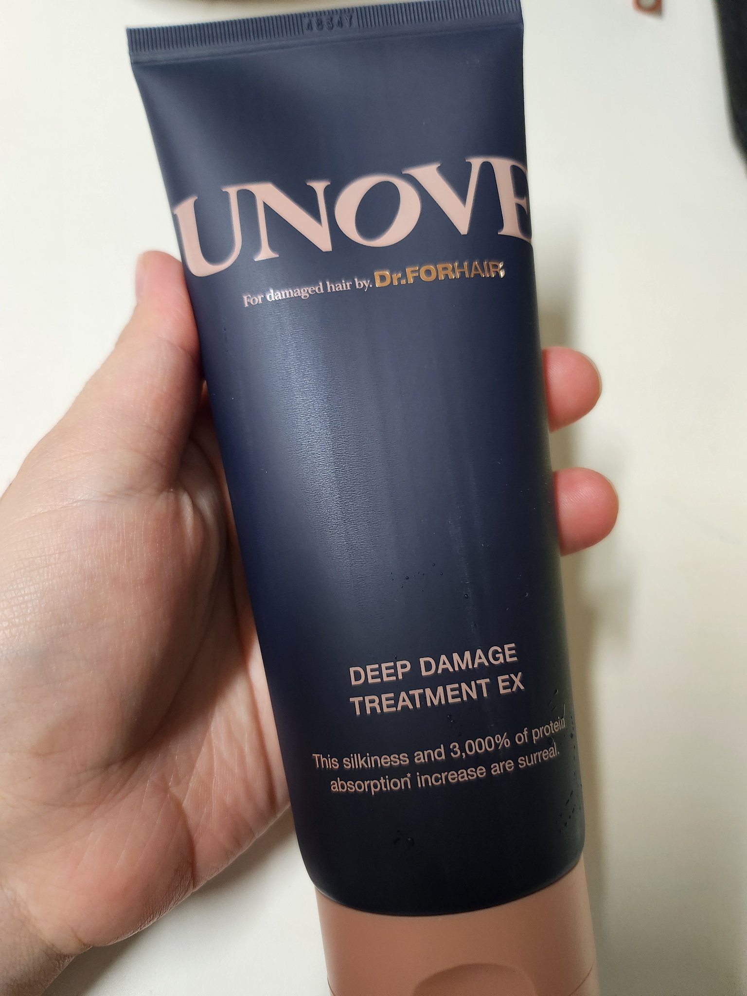 ディープダメージトリートメントEX/UNOVE/洗い流すヘアトリートメントを使ったクチコミ（1枚目）