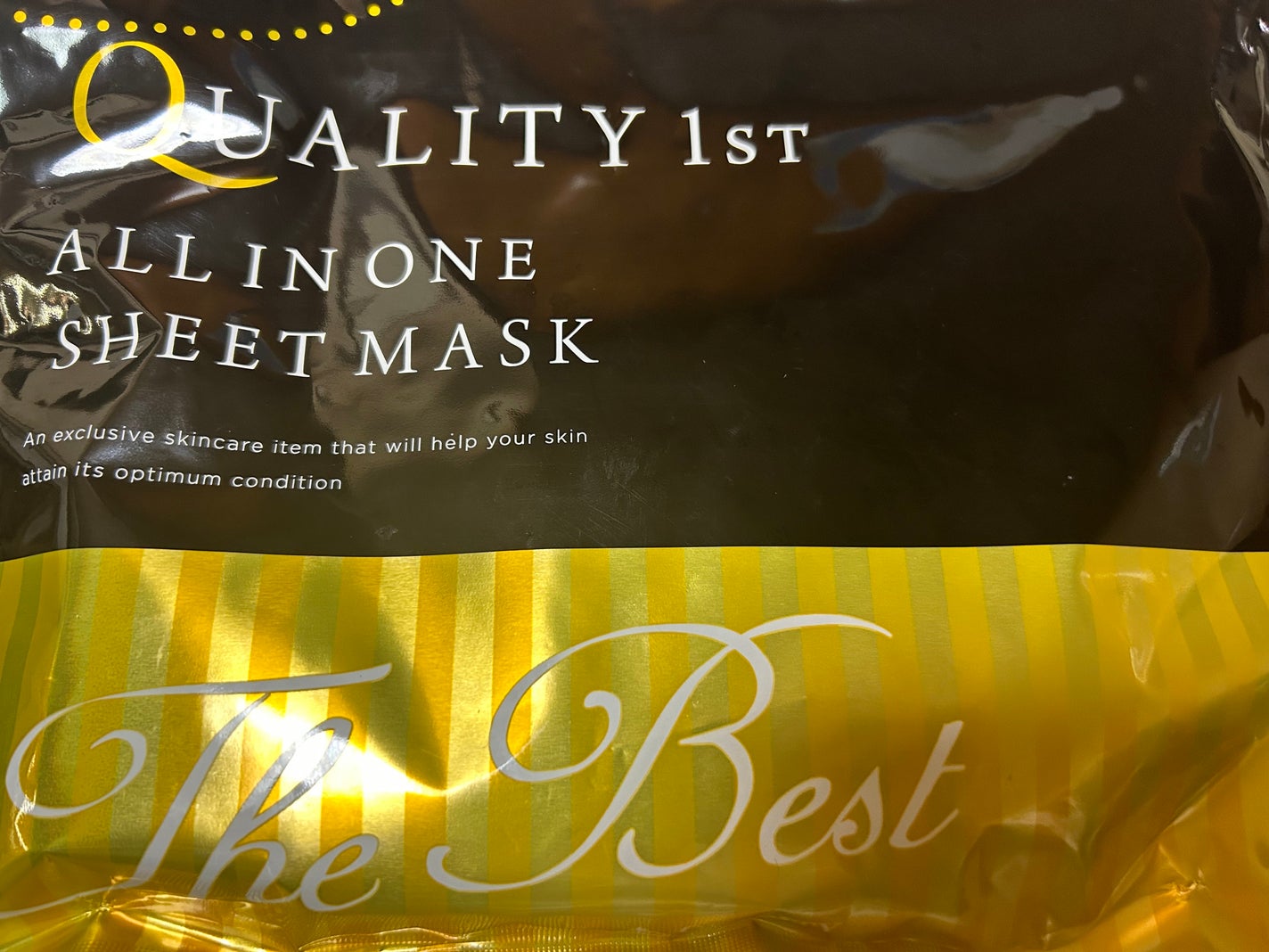 オールインワンシートマスク ザ・ベストEX/クオリティファースト/シートマスク・パックを使ったクチコミ(1枚目)