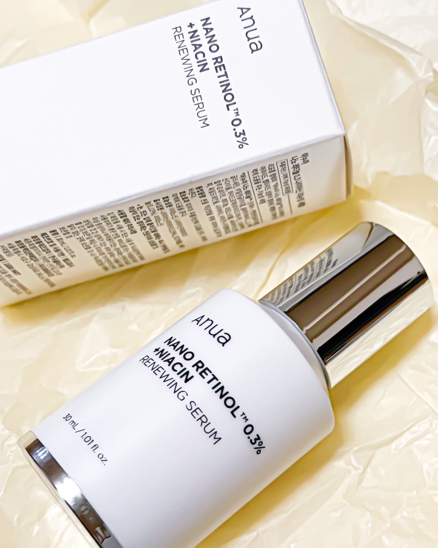 レチノール0.3 ナイアシンリニューイングセラム/Anua/美容液を使ったクチコミ(6枚目)