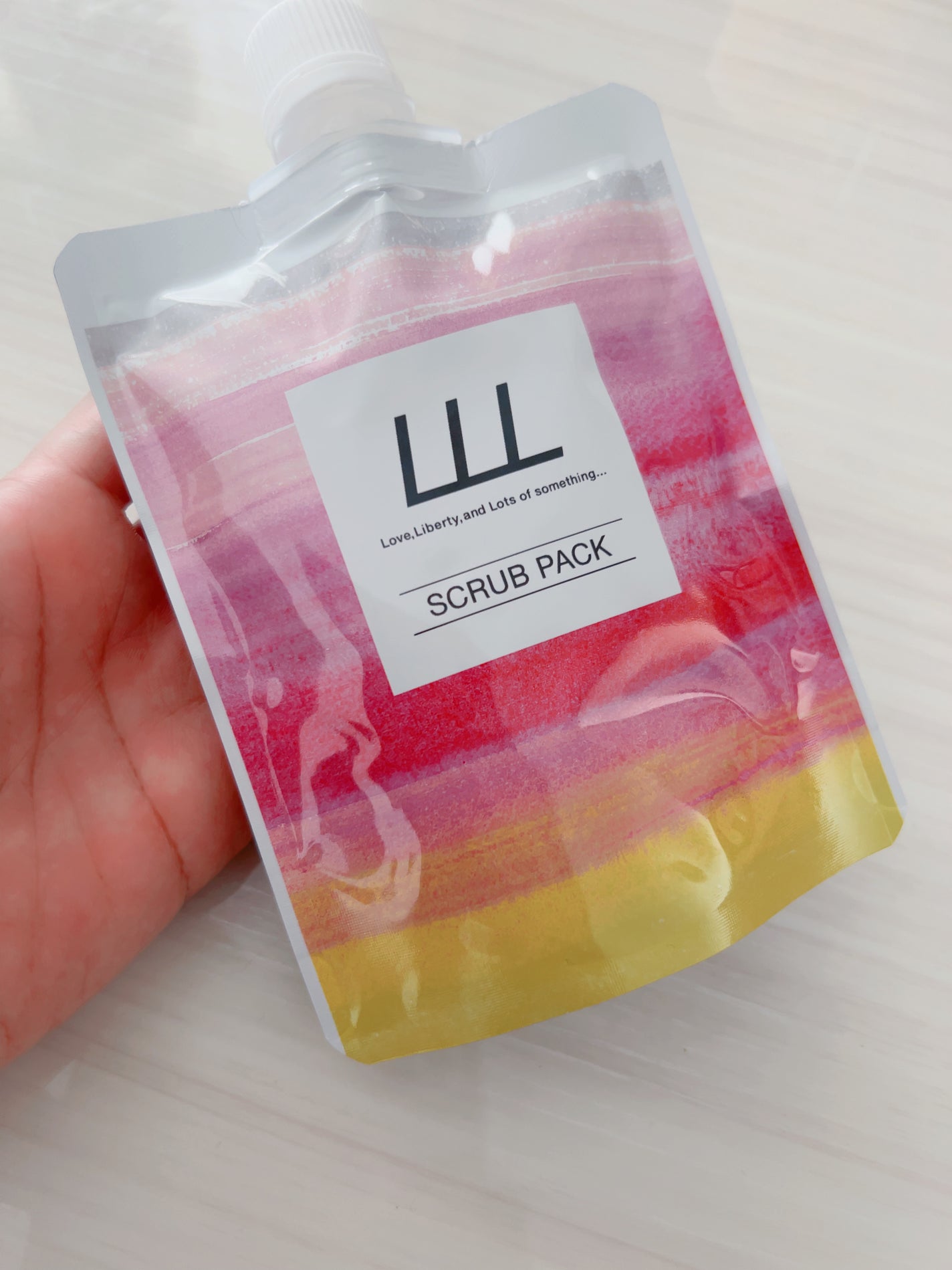 3Way毛穴マイルドスクラブ/LLL/スクラブ・ゴマージュを使ったクチコミ(2枚目)