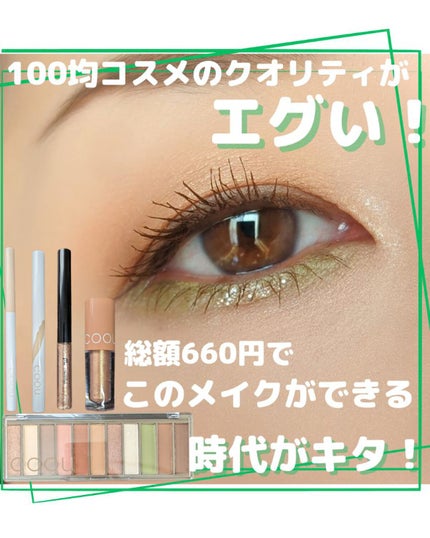 アイシャドウパレット/coou/アイシャドウパレットを使ったクチコミ(1枚目)
