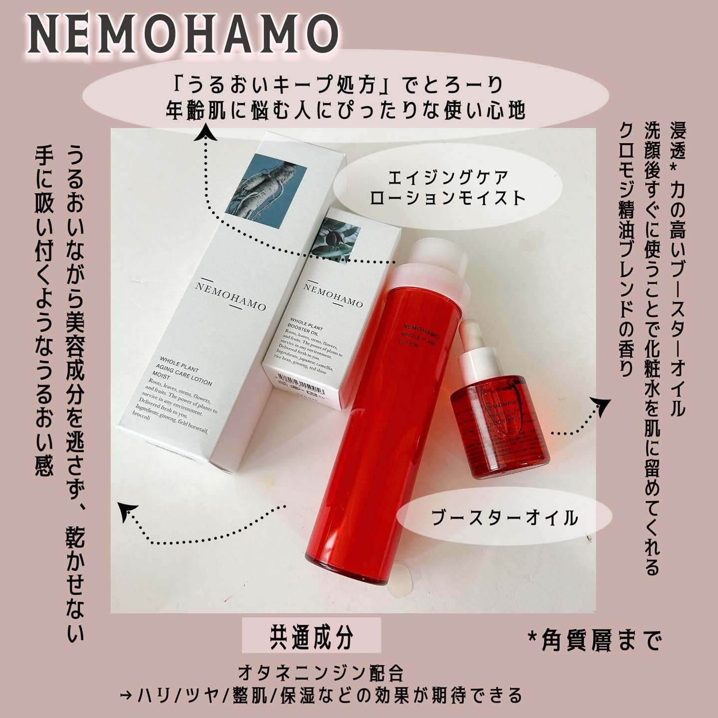 ブースターオイル/NEMOHAMO/フェイスオイルを使ったクチコミ（2枚目）