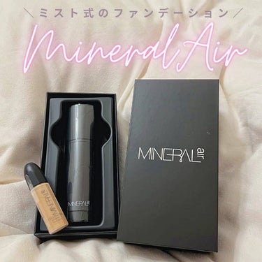 NIMERAL air ミネラルエアースターターセットのクチコミ「♡ヤーマン
♡ミネラルエアー スターターセット

ボタンを押すとミストが噴出し
ベースメイクが.....」（1枚目）