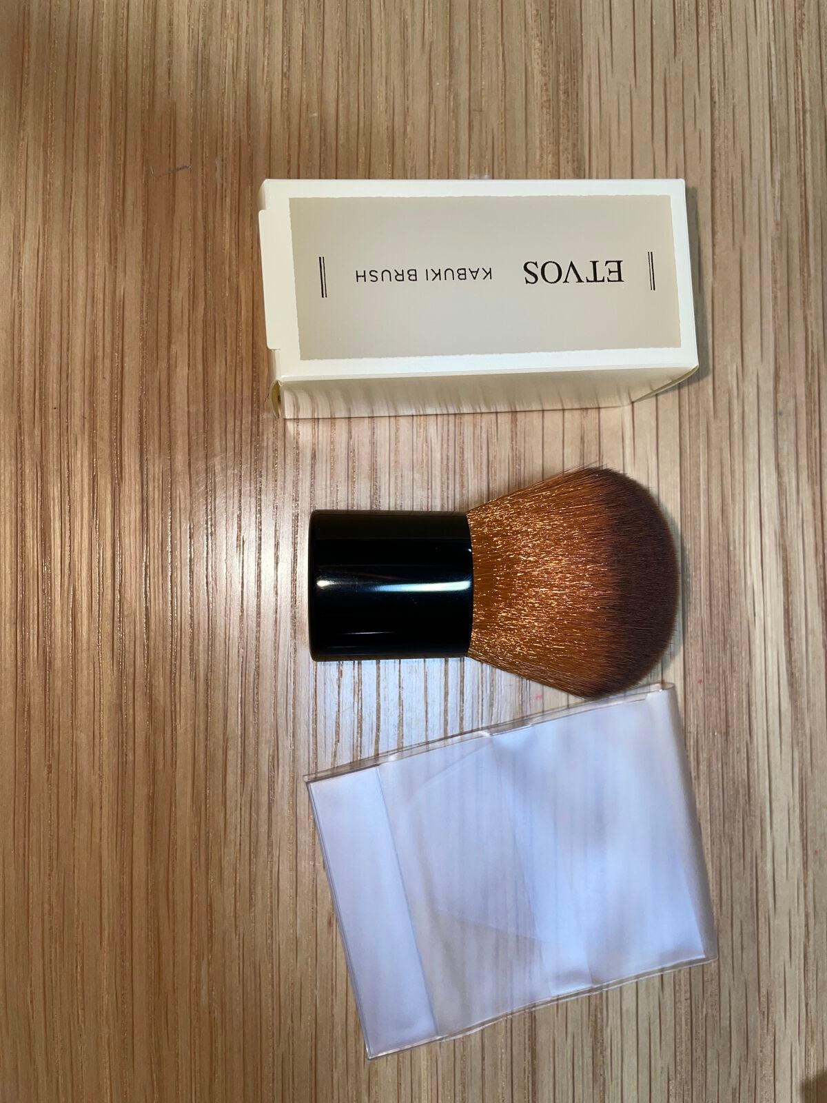 カブキブラシ(全長約7cm)/エトヴォス/メイクブラシを使ったクチコミ(3枚目)