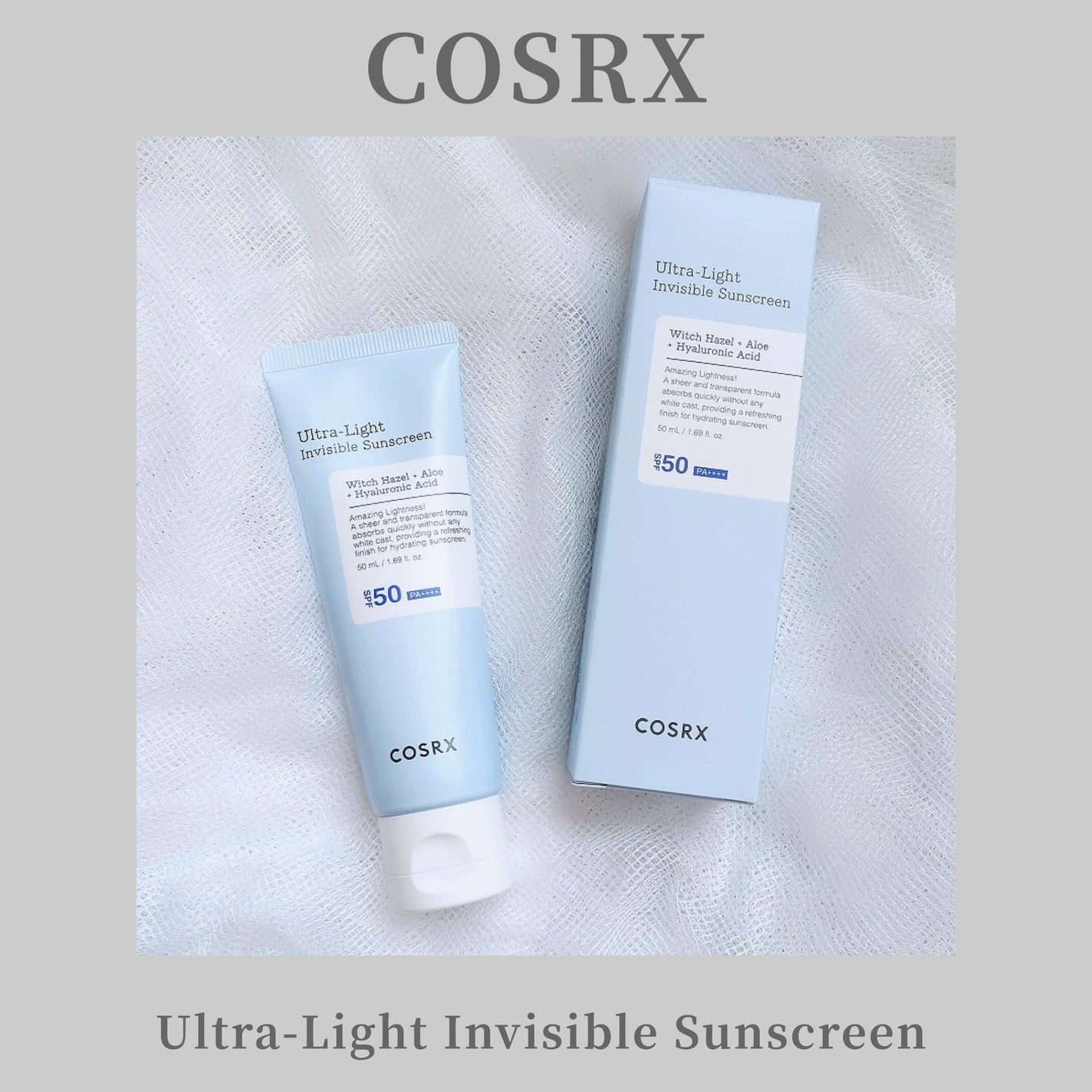 ウルトラライト透明UVクリーム/COSRX/日焼け止めクリームを使ったクチコミ(1枚目)