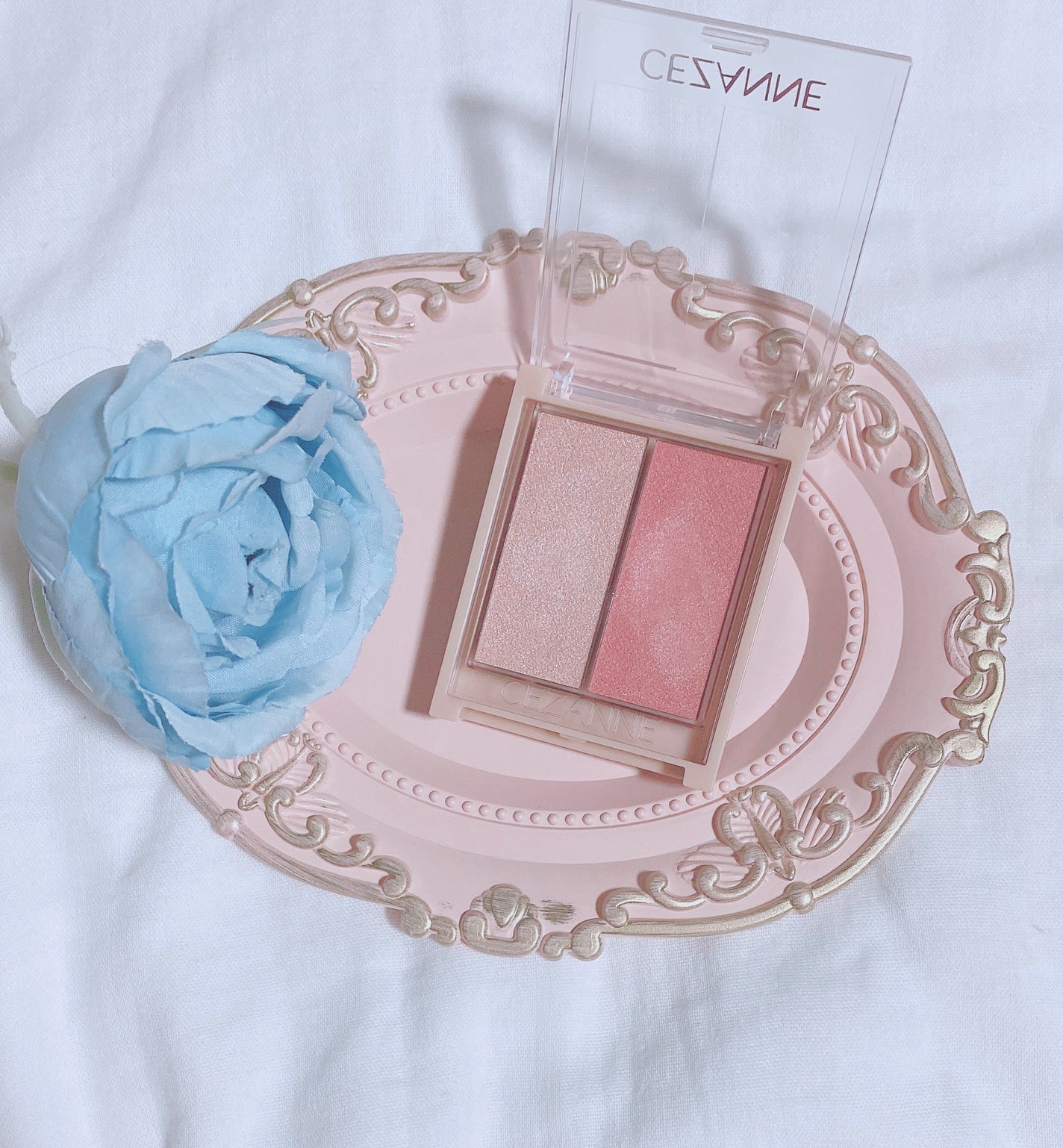 フェイスグロウカラー/CEZANNE/クリームハイライトを使ったクチコミ(2枚目)