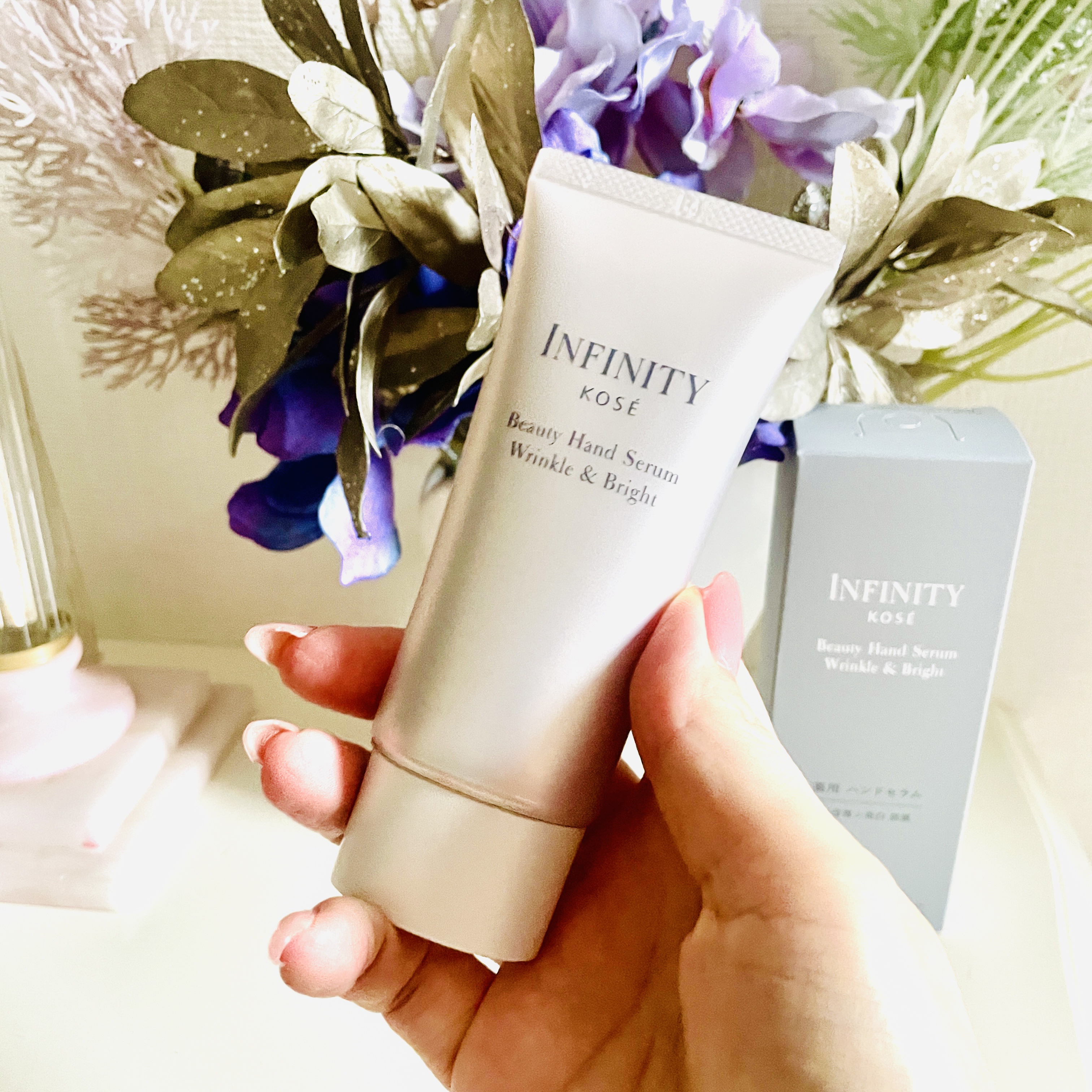インフィニティ　ビューティーハンドセラム リンクル＆ブライト [医薬部外品]/インフィニティ/ハンドクリームを使ったクチコミ（2枚目）