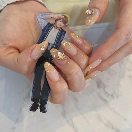 Iuna. Mizuki on LIPS 「.orange🧡✨#nail#nailstagram#geln..」(1枚目)