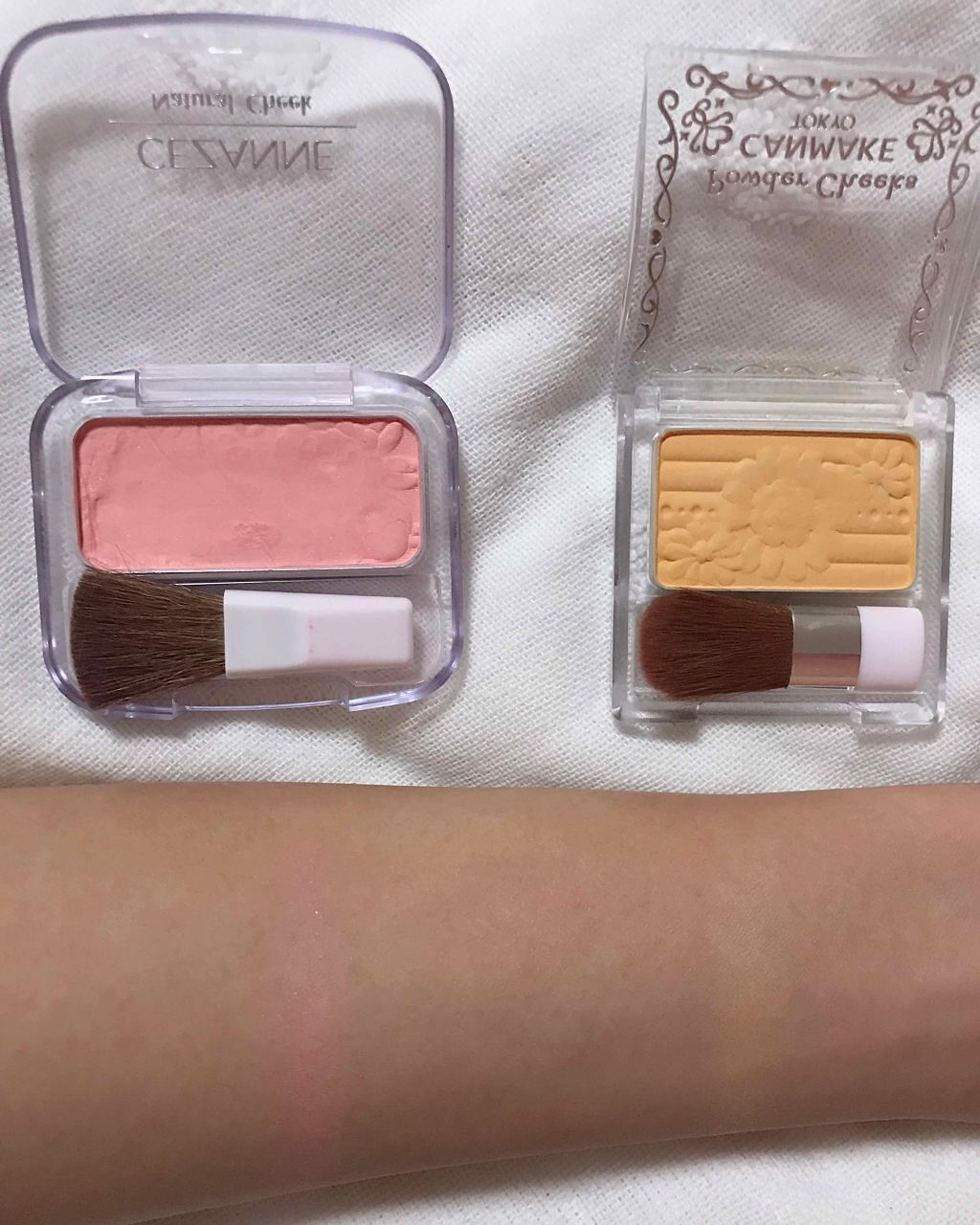 【旧品】パウダーチークス/キャンメイク/パウダーチークを使ったクチコミ(2枚目)