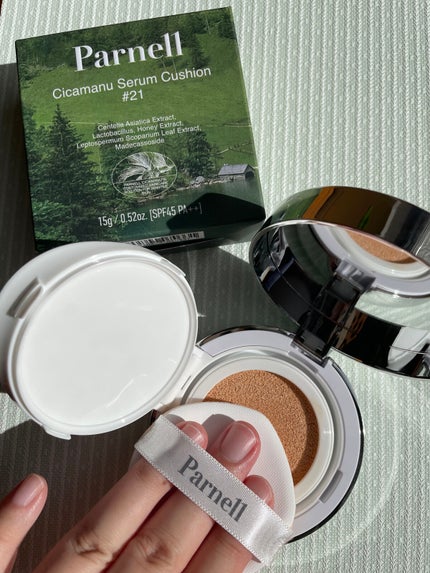 シカマヌ セラム クッションファンデ/parnell/クッションファンデーションを使ったクチコミ(3枚目)