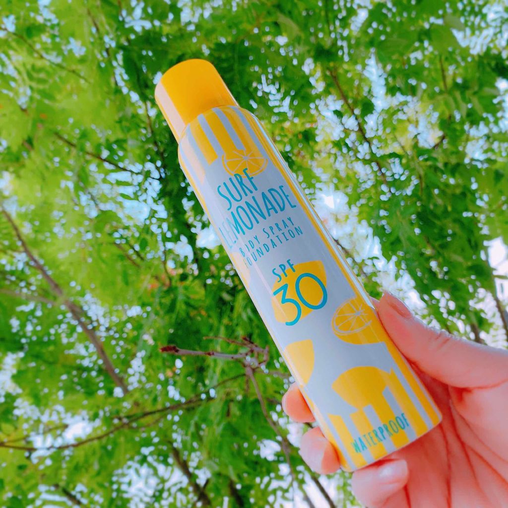 ボディースプレーファンデーション/SURF LEMONADE/日焼け止めミスト・スプレーを使ったクチコミ（1枚目）