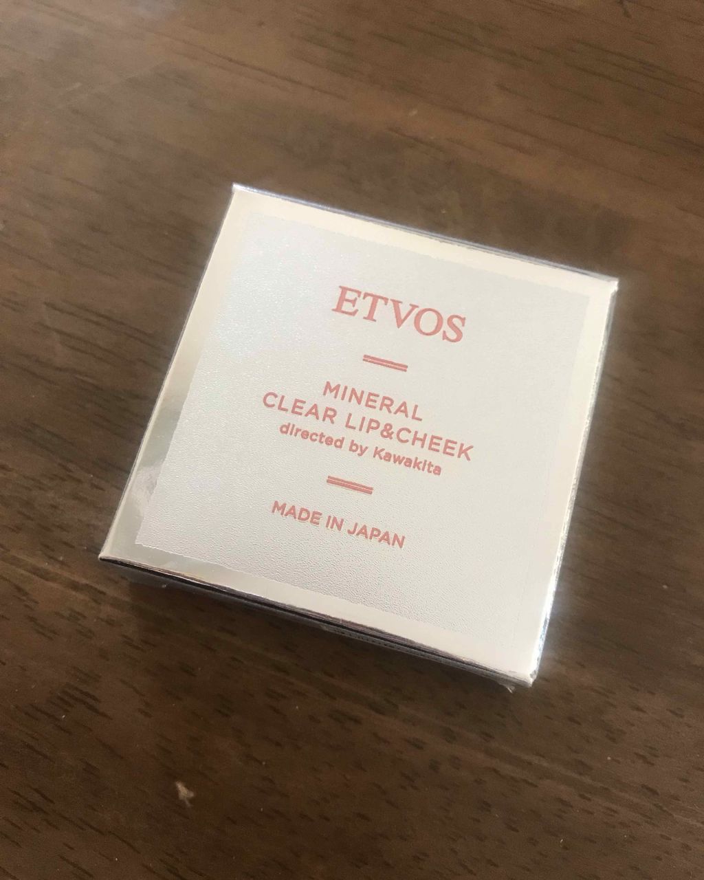 ミネラルクリアリップ＆チーク ピンクドロップ/エトヴォス/ジェル・クリームチークを使ったクチコミ（2枚目）
