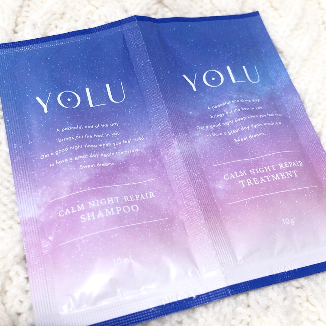 カームナイトリペアシャンプー/トリートメント/YOLU/市販シャンプーを使ったクチコミ(3枚目)