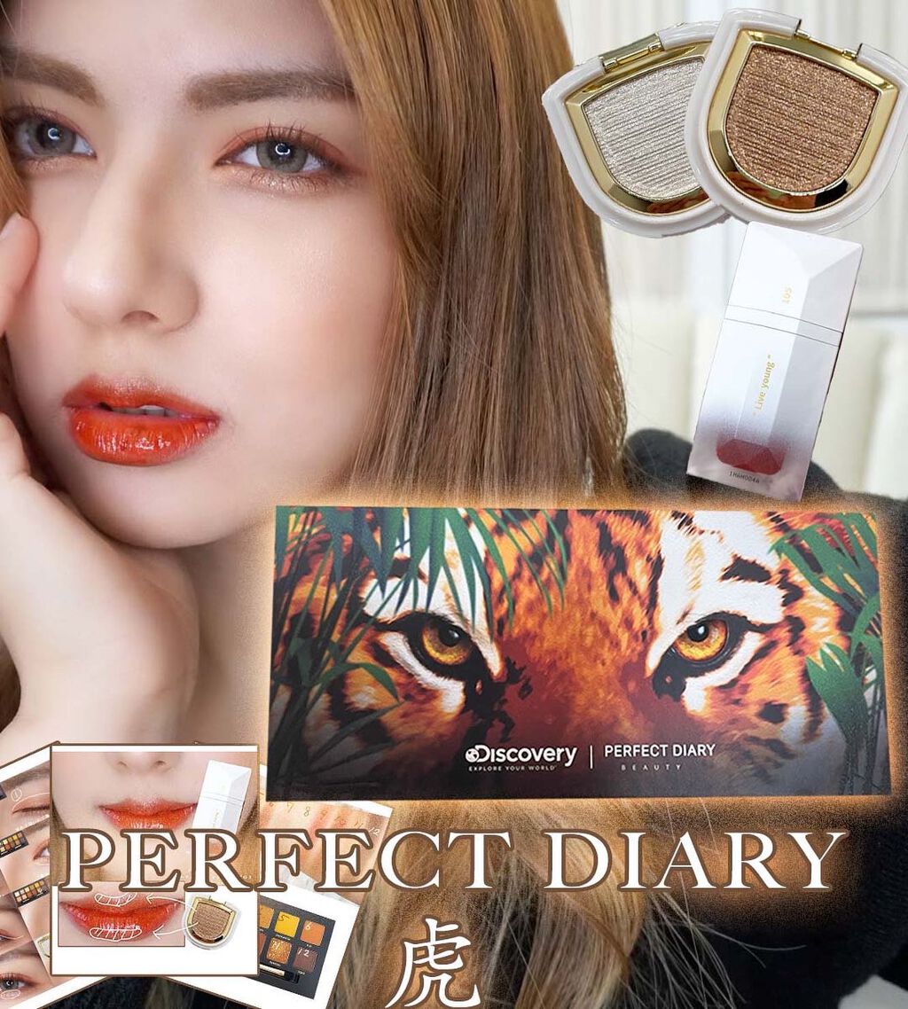 エクスプローラ12色 動物アイシャドウパレット/PERFECT DIARY/アイシャドウパレットを使ったクチコミ（1枚目）