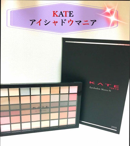 アイシャドウマニア 01/KATE/アイシャドウパレットを使ったクチコミ(1枚目)