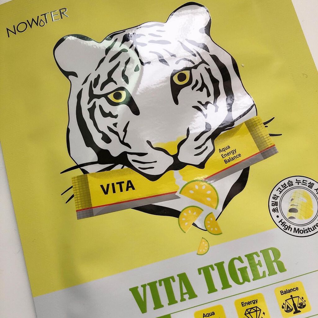 ビタタイガーマスク/NOWATER/シートマスク・パックを使ったクチコミ（2枚目）