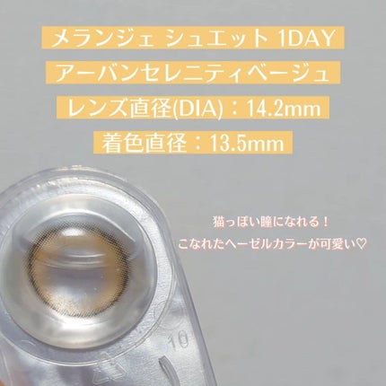 メランジェ シュエット ワンデー/melange+chouette/ワンデー(1DAY)カラコンを使ったクチコミ(3枚目)