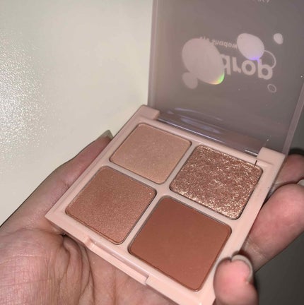 ヌードロップアイシャドウパレット/HOLIKA HOLIKA/アイシャドウパレットを使ったクチコミ(3枚目)