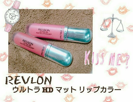 ウルトラ HD マット リップカラー/REVLON/口紅を使ったクチコミ(1枚目)