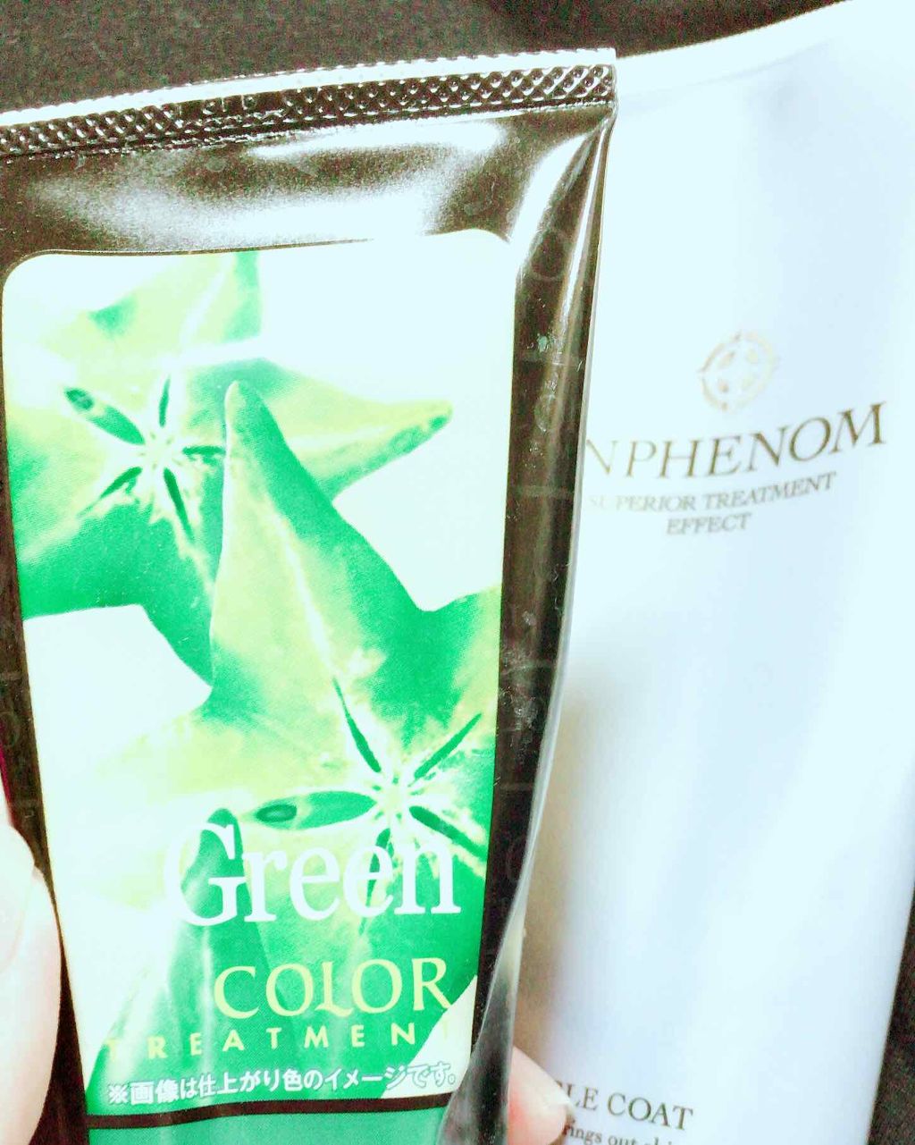 エブリ カラートリートメント グリーン/アンナドンナ/ヘアカラーを使ったクチコミ（1枚目）