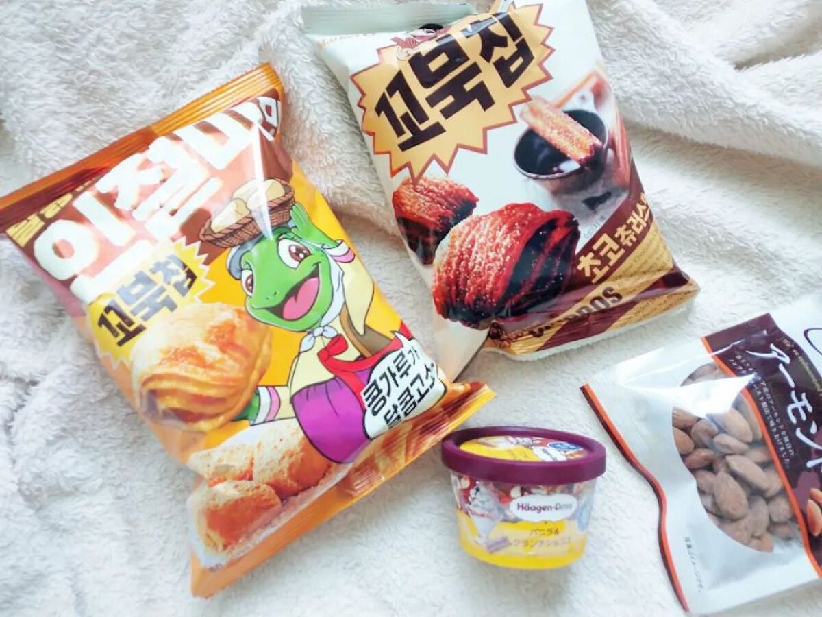 seiko_official on LIPS 「今日買ったおやつだよ😳韓国って美味しそうなパッケージなんだよね..」(1枚目)