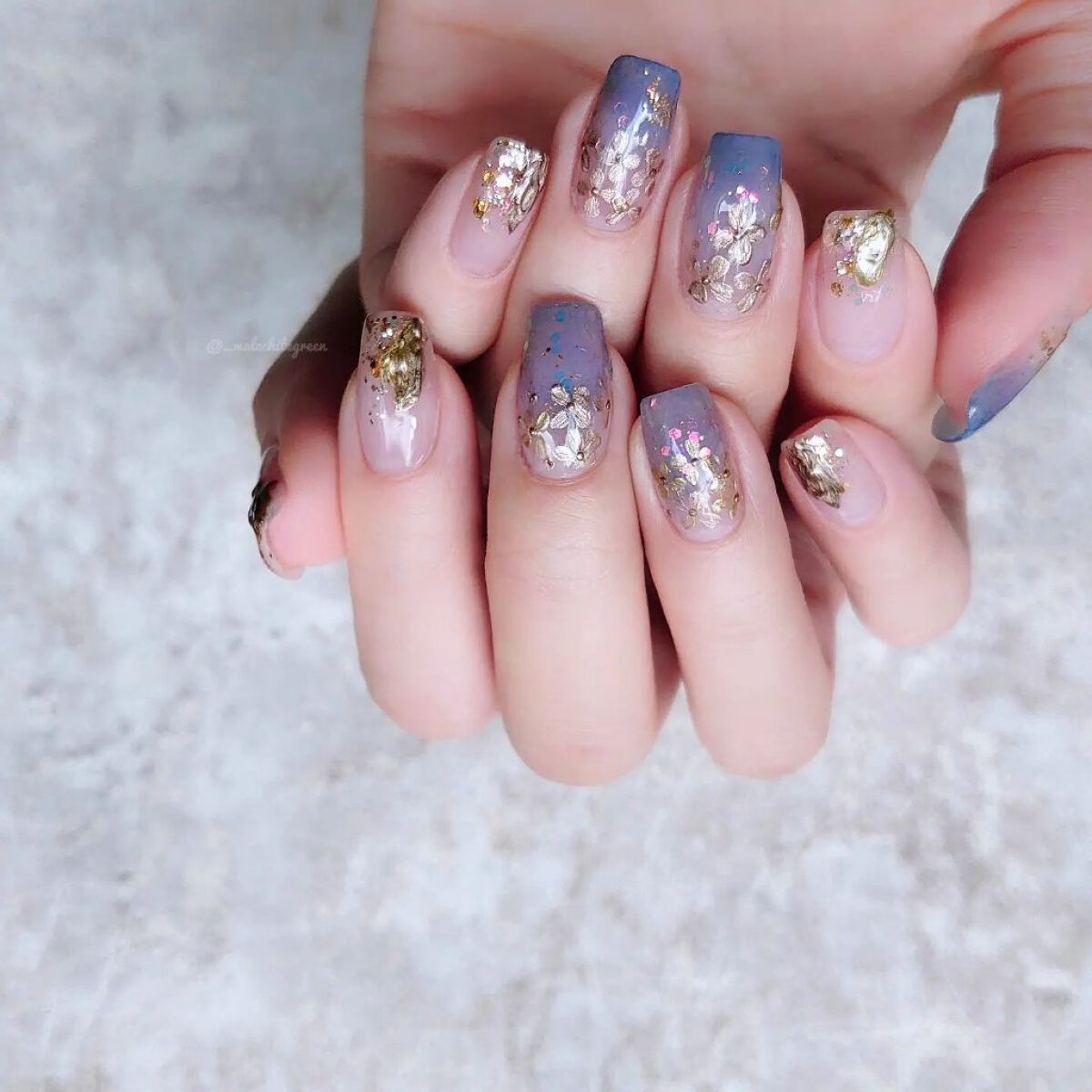 グリッター 6Pセット/DAISO/ネイルチップ・パーツを使ったクチコミ（2枚目）