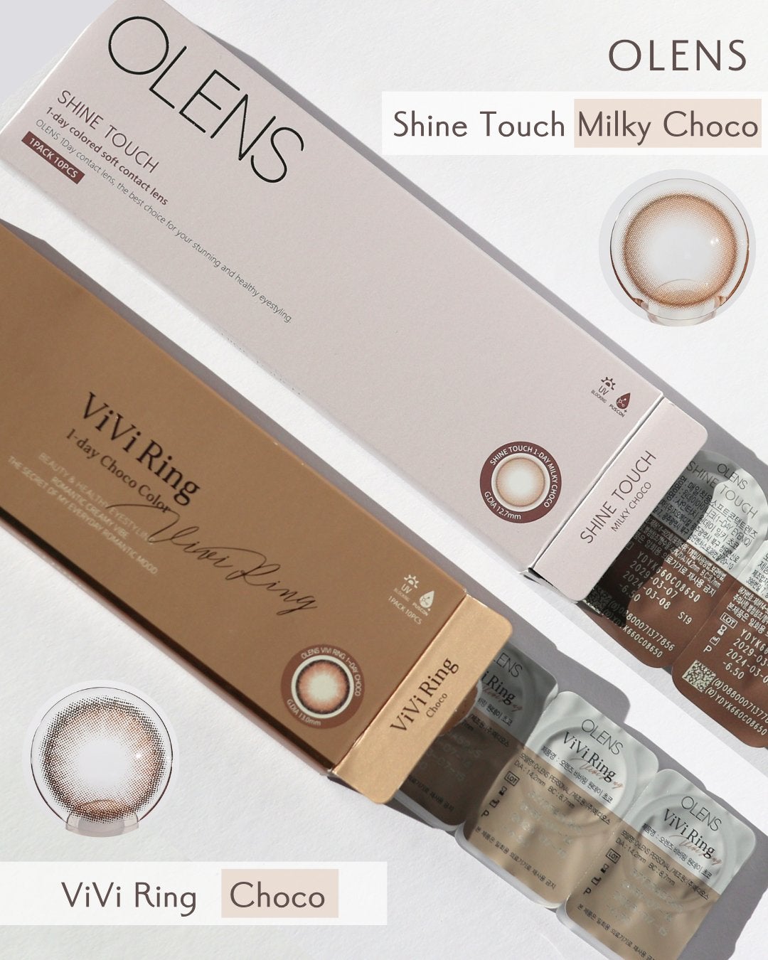 ViVi Ring 1day/OLENS/ワンデー(1DAY)カラコンを使ったクチコミ(2枚目)