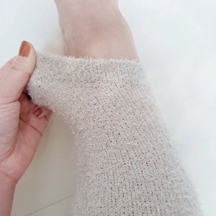 FuWaly Slim スパッツタイプ スモーキーホワイト/グラマラスパッツシリーズ/着圧ソックス・レギンスの画像