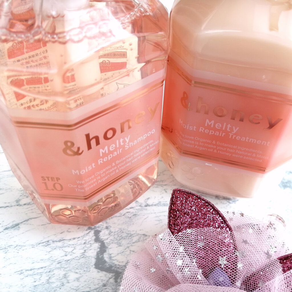 &honey Melty モイストリペア シャンプー1.0／モイストリペア ヘアトリートメント2.0/&honey/市販シャンプーを使ったクチコミ（2枚目）