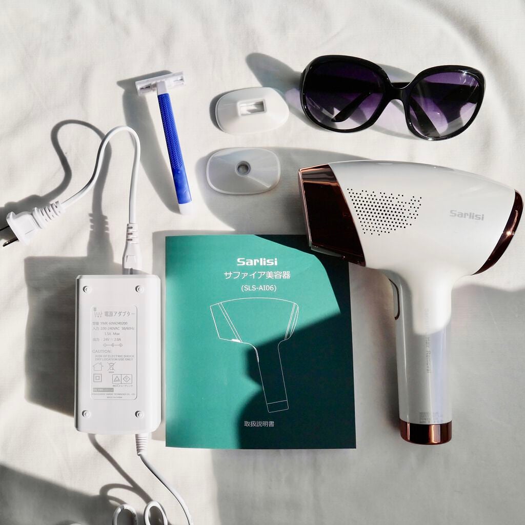 サファイア冷却 脱毛器 ムダ毛ケア/Sarlisi/家庭用脱毛器を使ったクチコミ(4枚目)