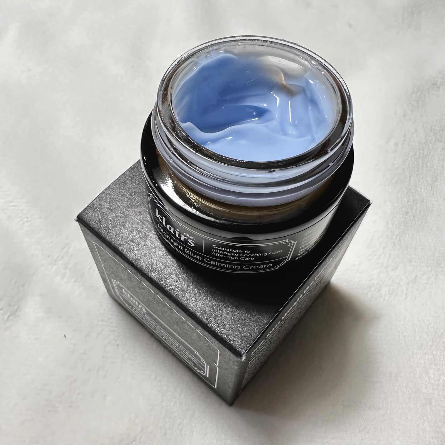 ミッドナイトブルーカーミングクリーム/Klairs/フェイスクリームを使ったクチコミ(2枚目)