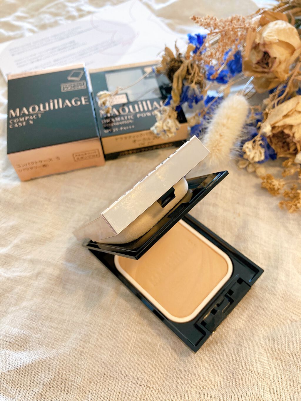 ドラマティックパウダリー EX/マキアージュ/パウダーファンデーションを使ったクチコミ(1枚目)