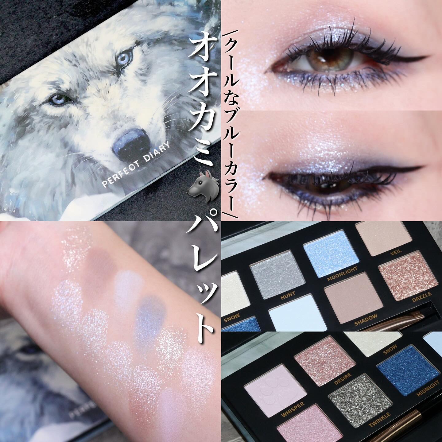 エクスプローラ12色 動物アイシャドウパレット/PERFECT DIARY/アイシャドウパレットを使ったクチコミ（1枚目）