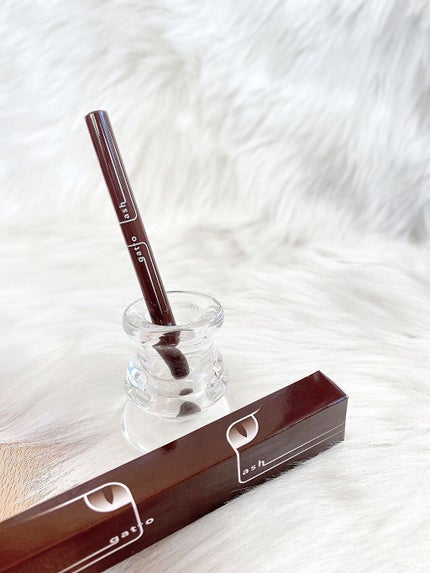 gatto lash ガットラッシュ/水橋保寿堂製薬/リキッドアイライナーを使ったクチコミ(1枚目)