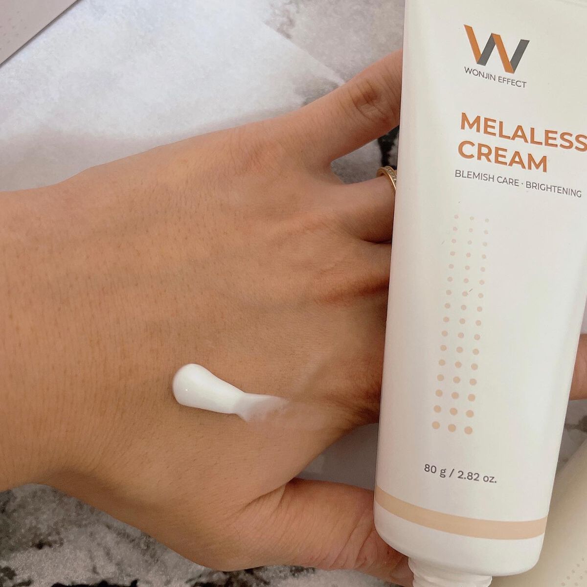 MELALESS CREAM/WONJIN EFFECT/フェイスクリームを使ったクチコミ(2枚目)