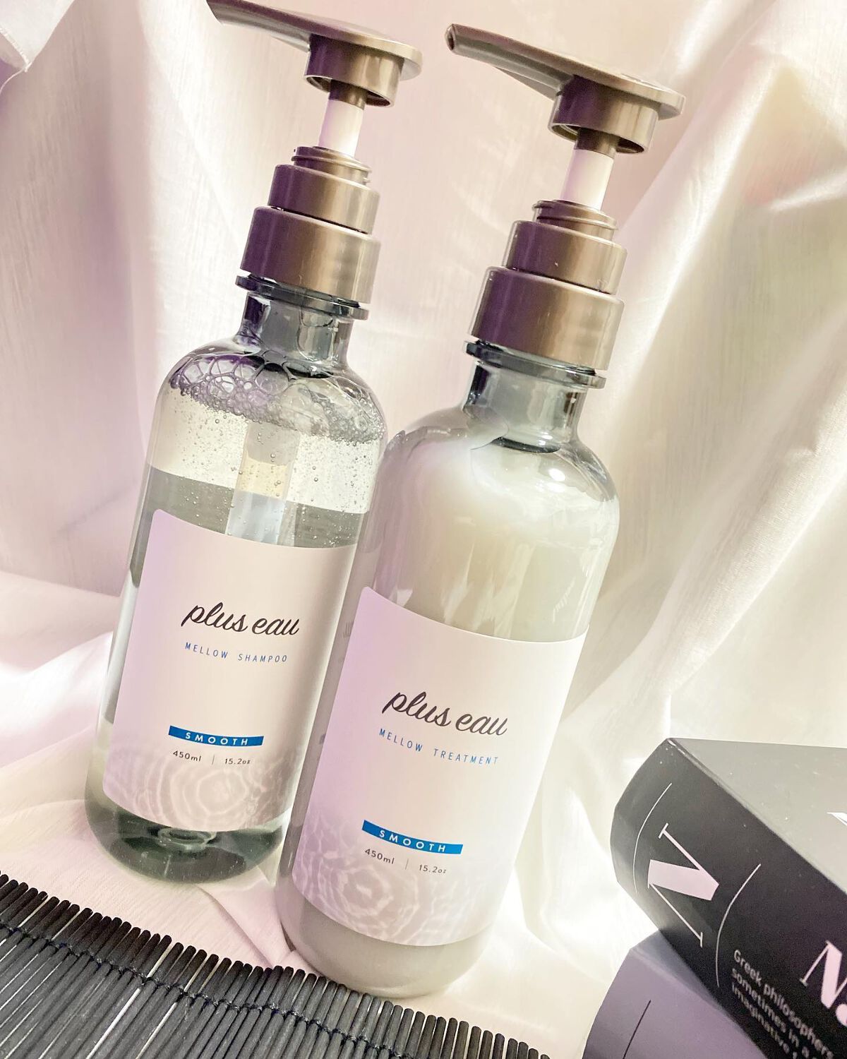 メロウシャンプー/メロウトリートメント/plus eau/市販シャンプーを使ったクチコミ(2枚目)