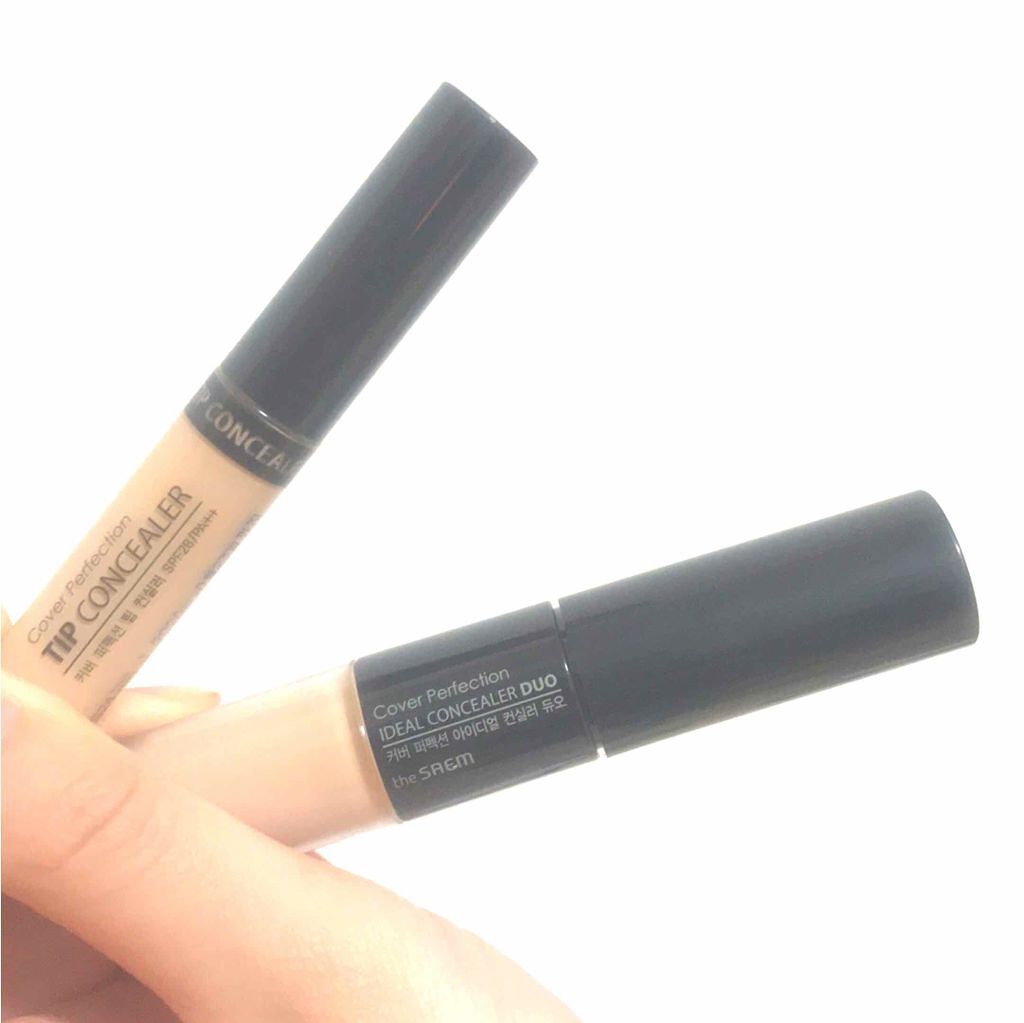 カバーパーフェクション チップコンシーラー/the SAEM/リキッドコンシーラーを使ったクチコミ（1枚目）