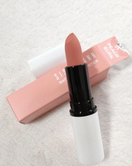 koroboro33 on LIPS 「SISTERANNマットムースリップスティック💄ピーチバーン🍑..」(3枚目)