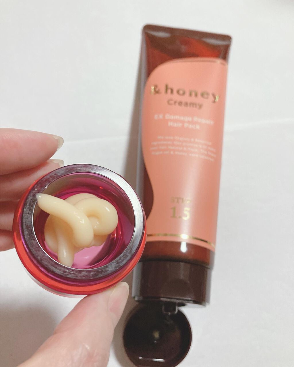&honey  Creamy EXダメージリペアヘアパック1.5/&honey/ヘアマスク・ヘアパックを使ったクチコミ（2枚目）