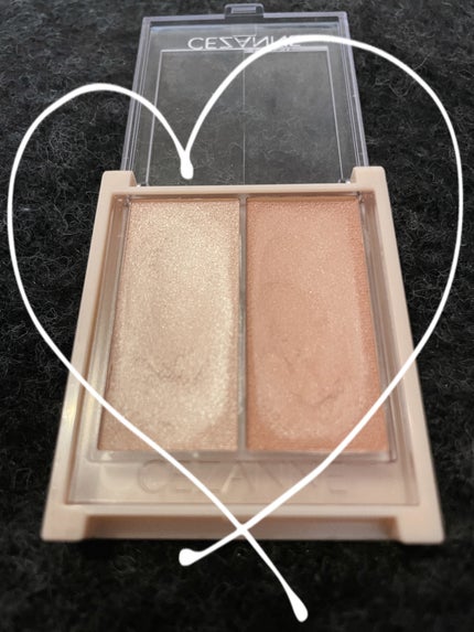 フェイスグロウカラー/CEZANNE/クリームハイライトを使ったクチコミ(1枚目)