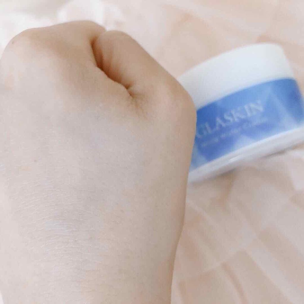 GLASKIN ホワイトウォータークリーム/さくらの森/オールインワン化粧品を使ったクチコミ(3枚目)