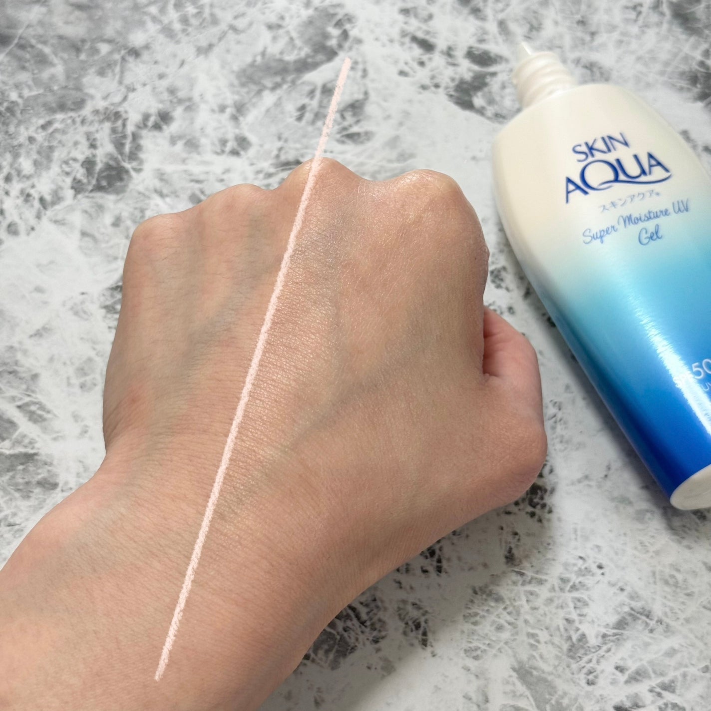 スキンアクア スーパーモイスチャージェル/スキンアクア/日焼け止めジェルを使ったクチコミ(6枚目)