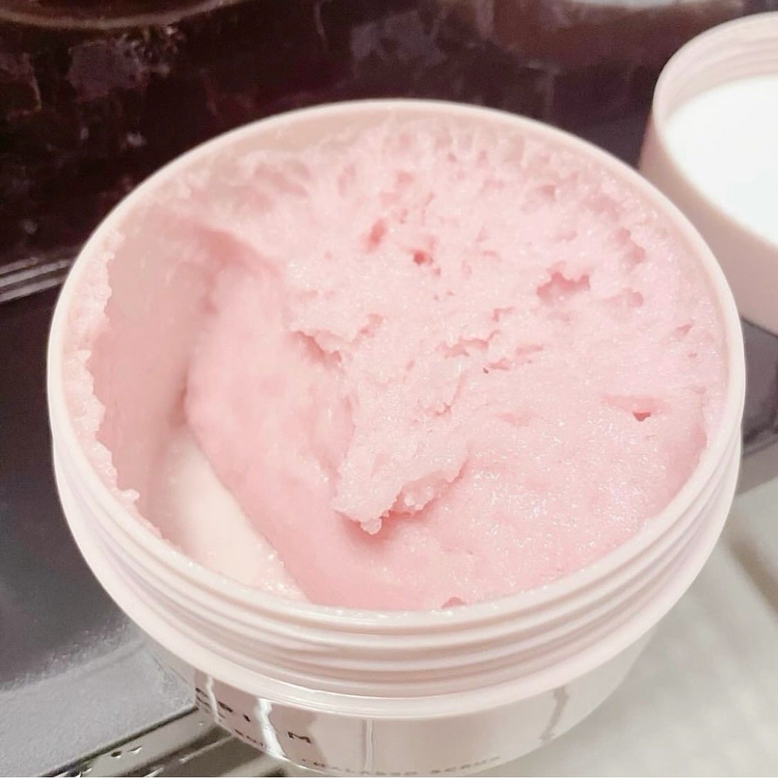 Q+Me スウィート ボム タラソ スクラブ/AGARISM/バスト・ヒップケアを使ったクチコミ(4枚目)