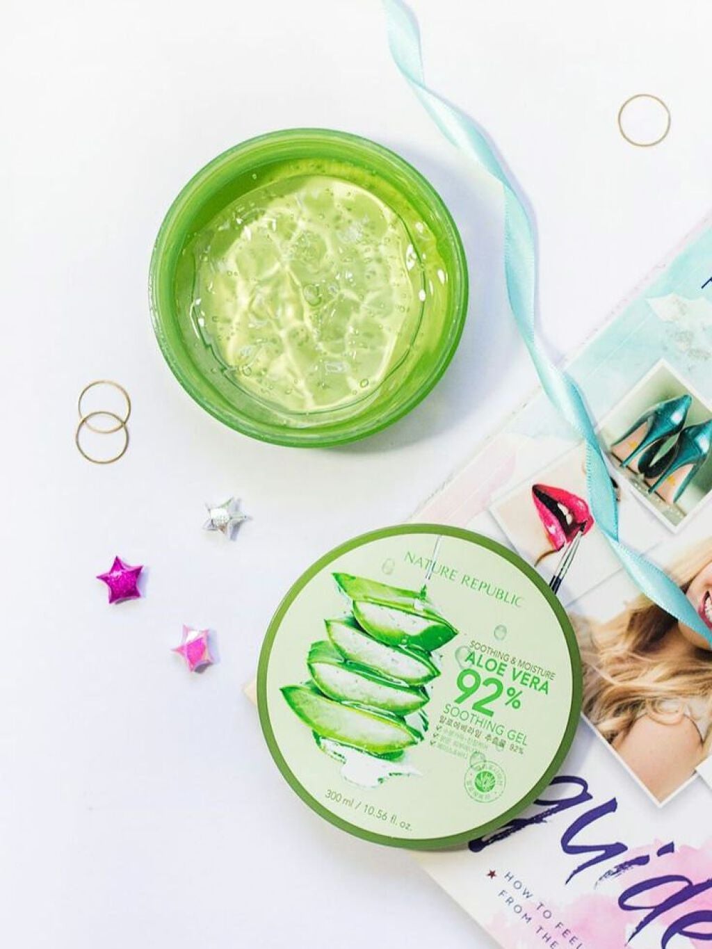 マイルド&モイスチャーアロエジェル/ネイチャーリパブリック/ボディローションを使ったクチコミ(1枚目)