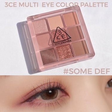 3CE MULTI EYE COLOR PALETTE SOME DEF/3CE/アイシャドウパレットを使ったクチコミ（1枚目）