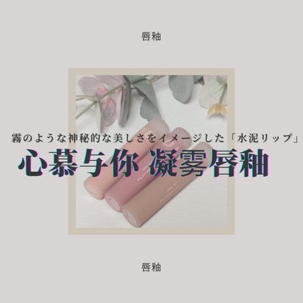 コンデンスフォグリップマット/INTO U/口紅を使ったクチコミ(1枚目)