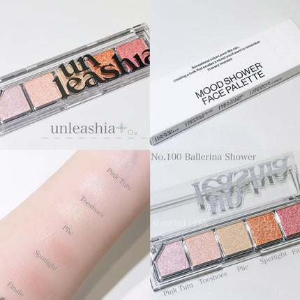 Mood Shower Face Palette/unleashia/パウダーハイライトを使ったクチコミ(1枚目)