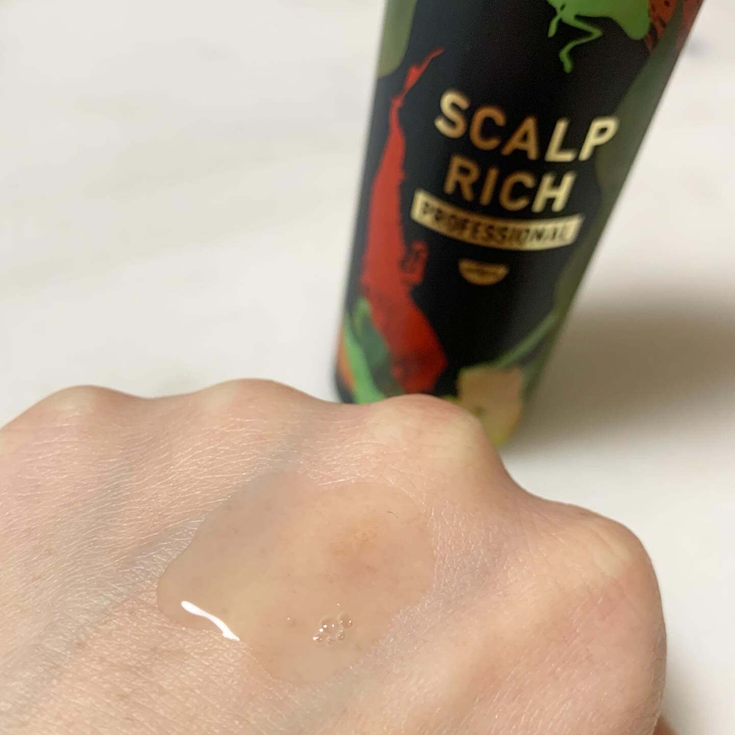 スカルプリッチ プロフェッショナル/日清食品/頭皮ローションを使ったクチコミ（3枚目）